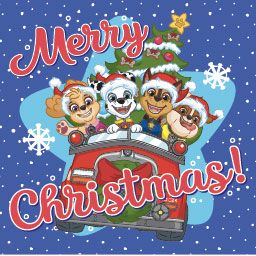 PAW Patrol kerst kleurplaten PAW Patrol kerst kleurplaten