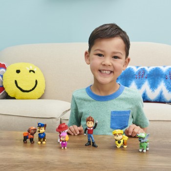 PAW Patrol De Film, Pups Cadeauset met 6 verzamelfiguren PAW Patrol De Film, Pups Cadeauset met 6 verzamelfiguren