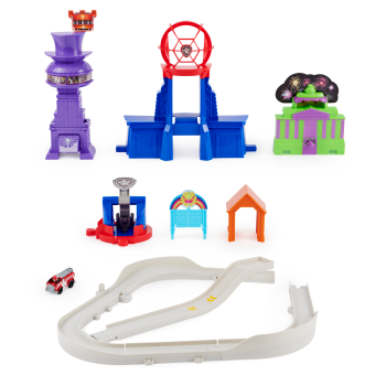 Kado tip feestdagen: de PAW Patrol True Metal Red Avonturenstad Racebaan Speelset Kado tip feestdagen: de PAW Patrol True Metal Red Avonturenstad Racebaan Speelset