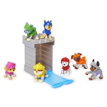 PAW Patrol Rescue Knights - Miniactiefiguren van 5 cm in kasteeltoren-verrassingsverpakking - stijlen kunnen variëren PAW Patrol Rescue Knights - Miniactiefiguren van 5 cm in kasteeltoren-verrassingsverpakking - stijlen kunnen variëren